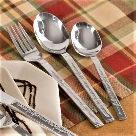 Barbed Wire Western Flatware toilet seat cover, slow close seat