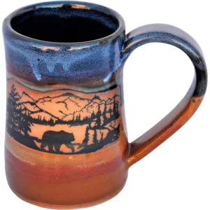 Bear Azul Beer Tankard toilet seat cover, slow close seat