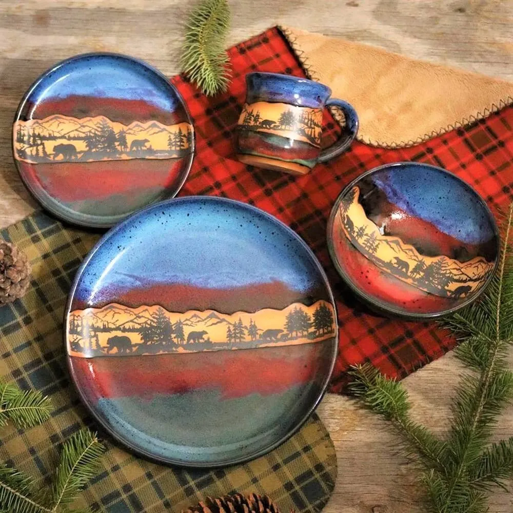Bear Azul Pottery Dinnerware