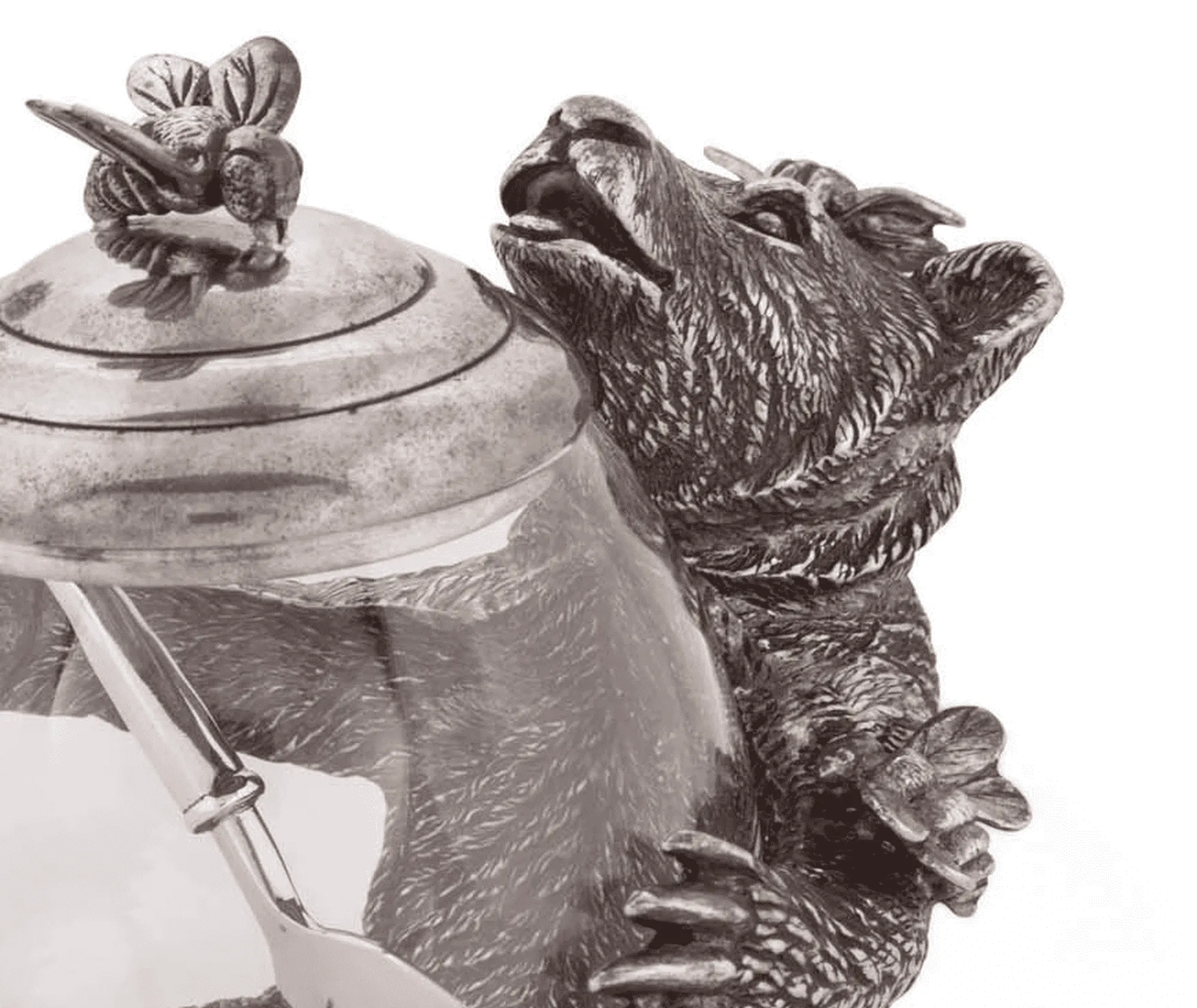 Bear Cub Honey Pot