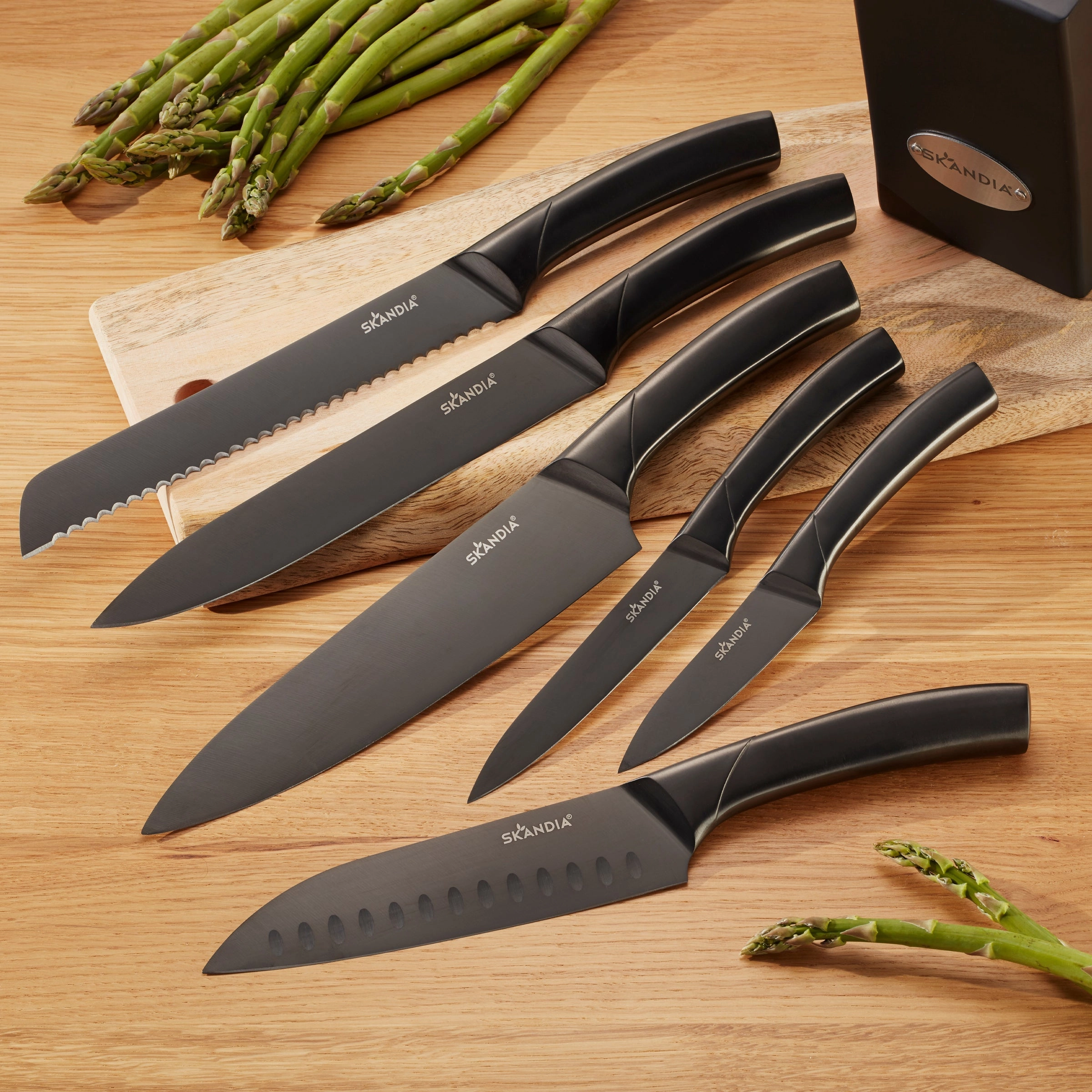 Beck 7 Piece Cutlery Block Set