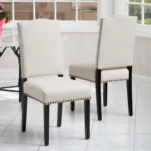 Beige Fabric Dining Chair (Set of 2) - NH566832 dining table set, 6-piece dining set
