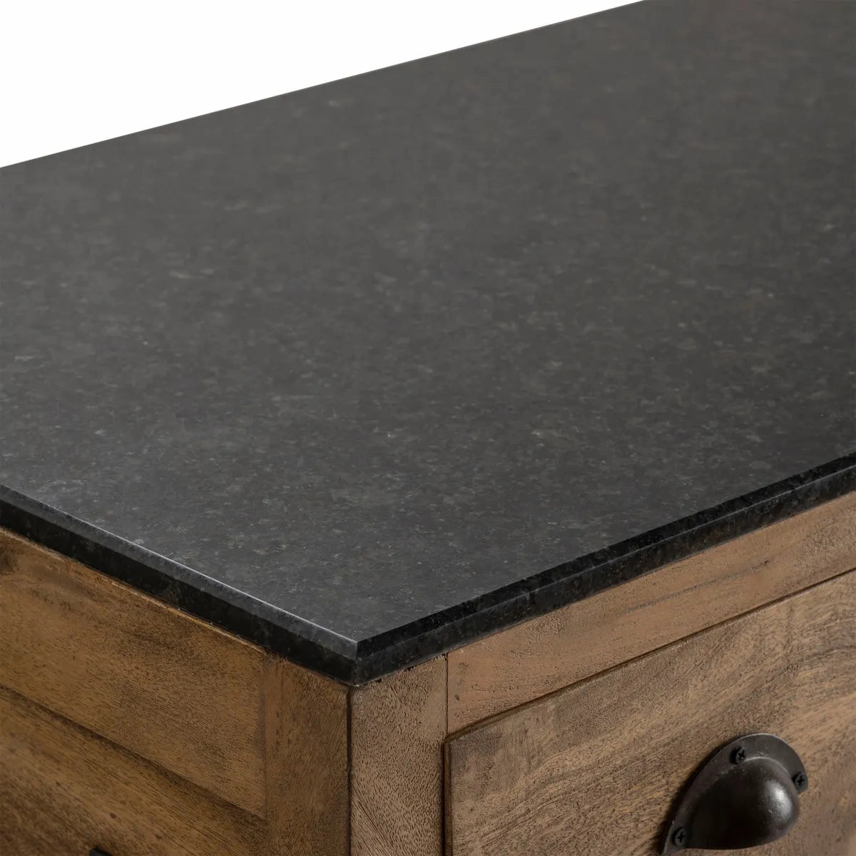 Bengal Mango Wood & Granite Island