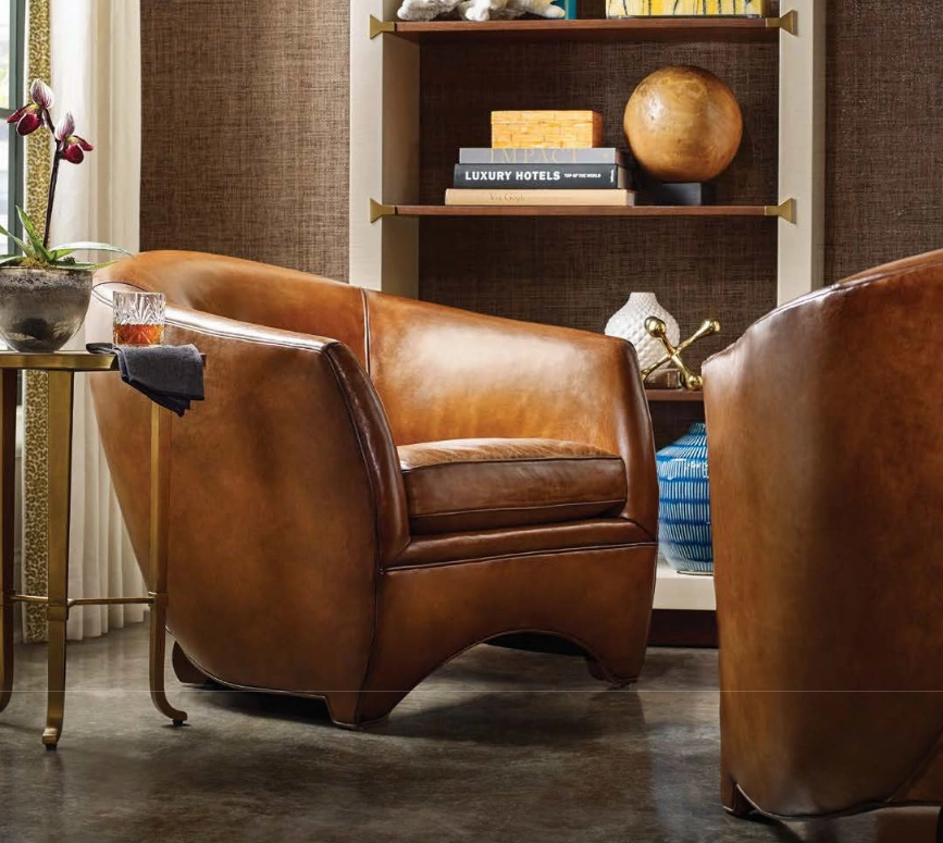 Benton Leather Accent Chair