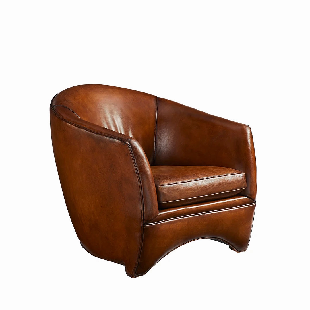 Benton Leather Accent Chair