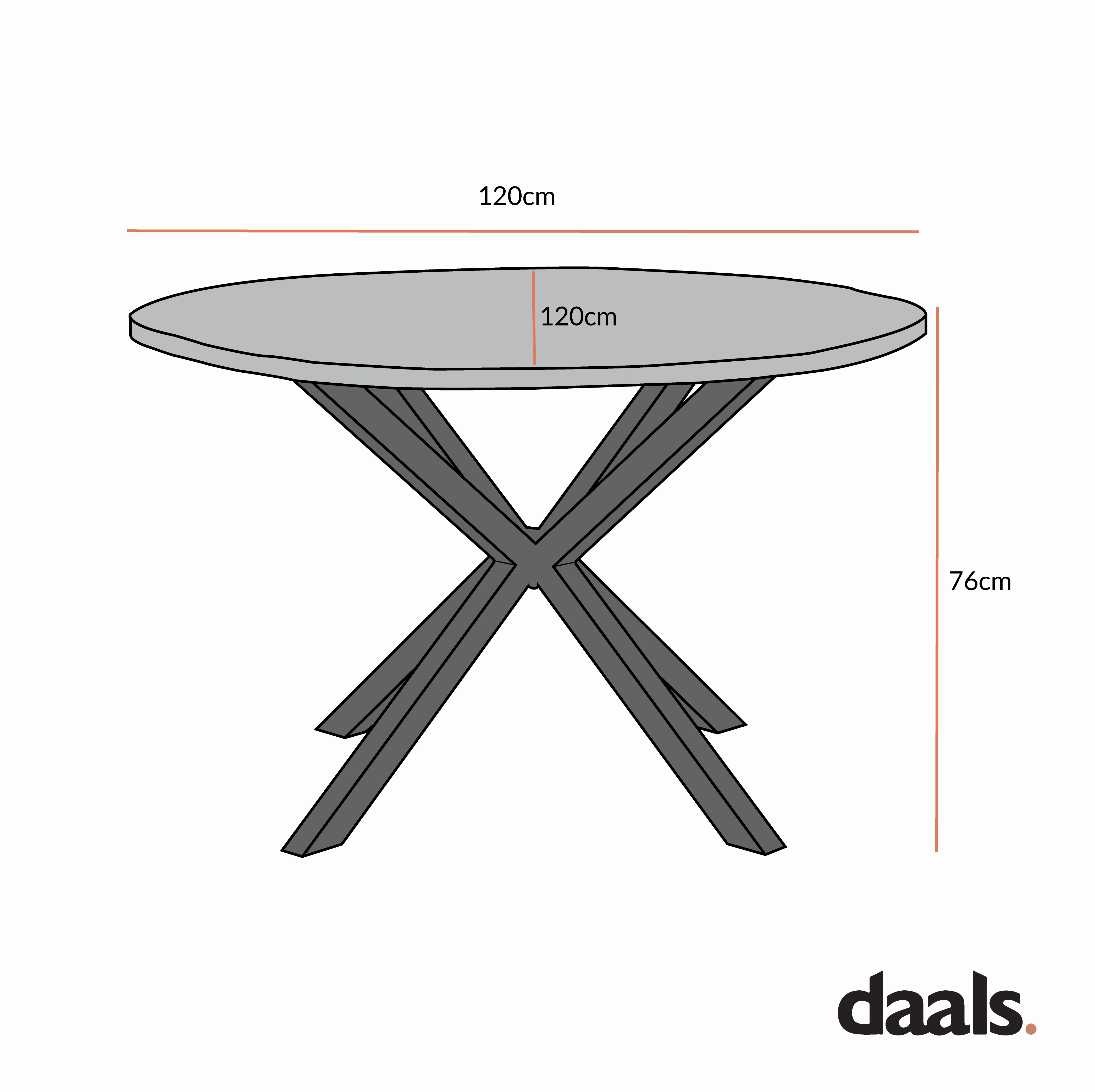 BERN Natural Curved Edge Solid Oak Dining Table