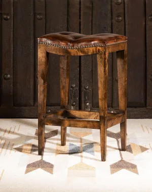 Bero Leather Upholstered Saddle Stool gaming chair, computer chair