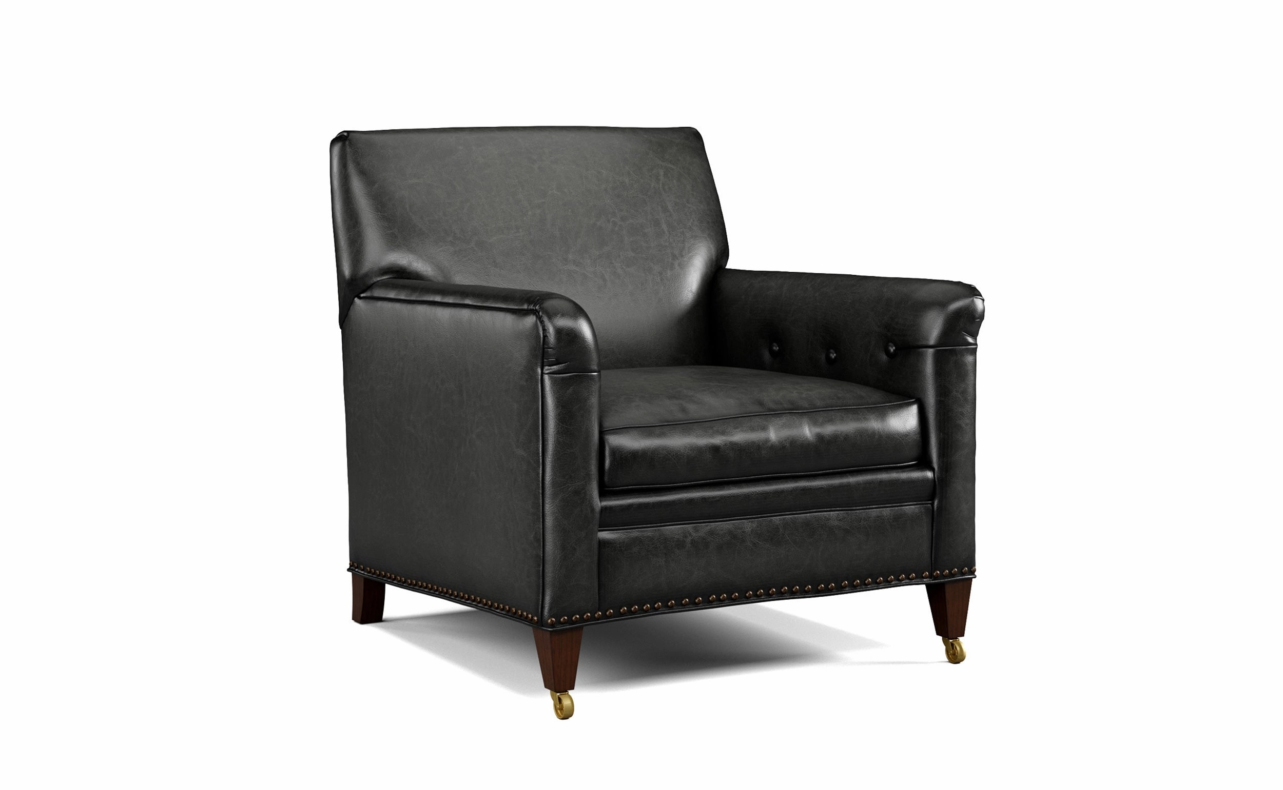 Bigfork Burnished Leather Chair