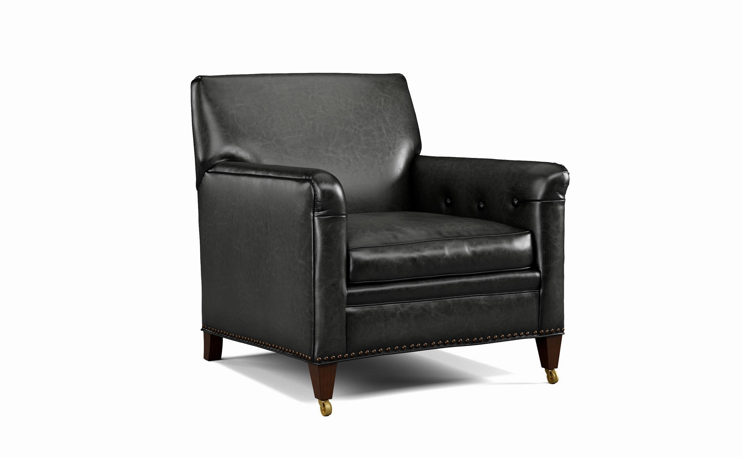 Bigfork Burnished Leather Chair