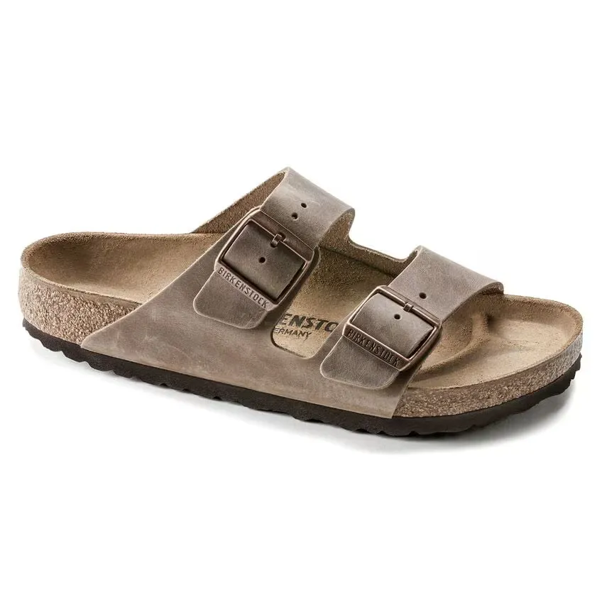 Birkenstock Arizona 00352201 Sandal Unisex EU 42 Brown Leather Slip-On ZPO2006