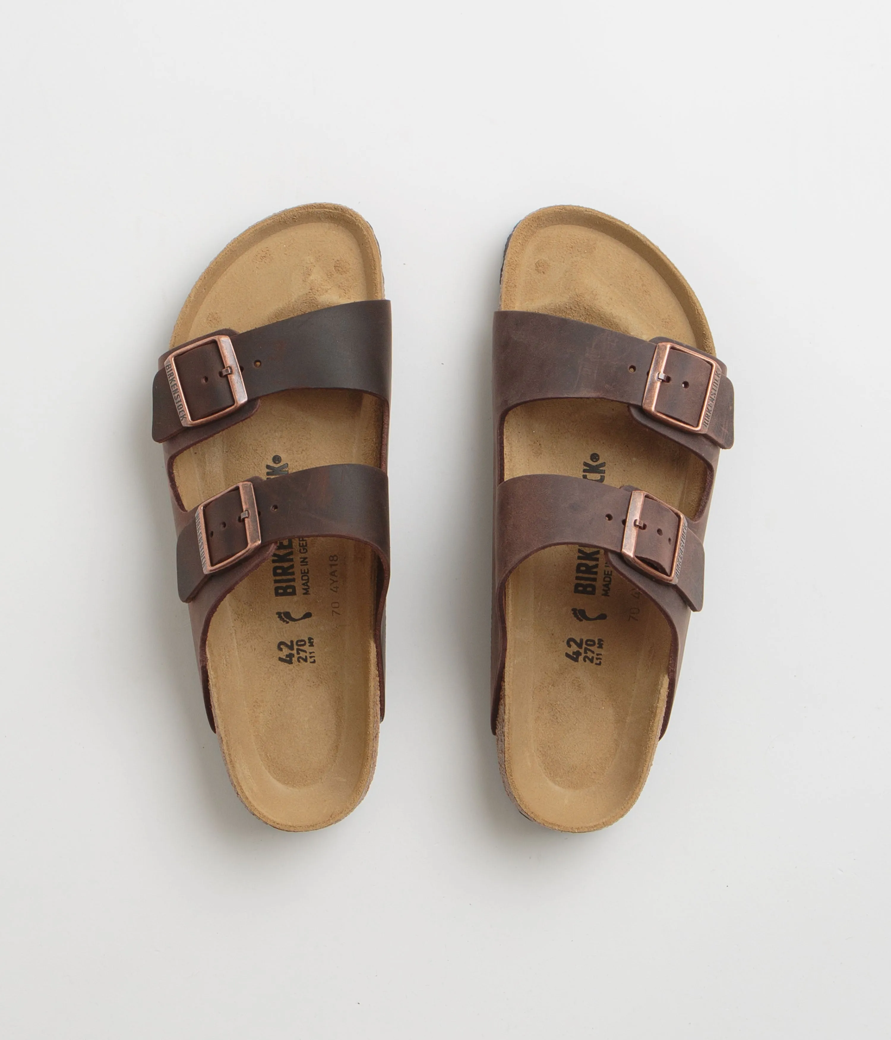 Birkenstock Arizona BS Narrow Sandals - Habana Birkenstock Shoes