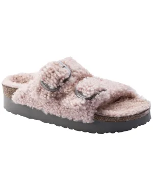 Birkenstock Arizona Narrow Big Buckle Shearling Sandal