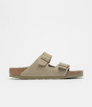 Birkenstock Arizona SFB Narrow Sandals - Faded Khaki Birkenstock Shoes