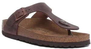 Birkenstock Gizeh In Dark Brown | Narrow Fit Shoes Birkenstock