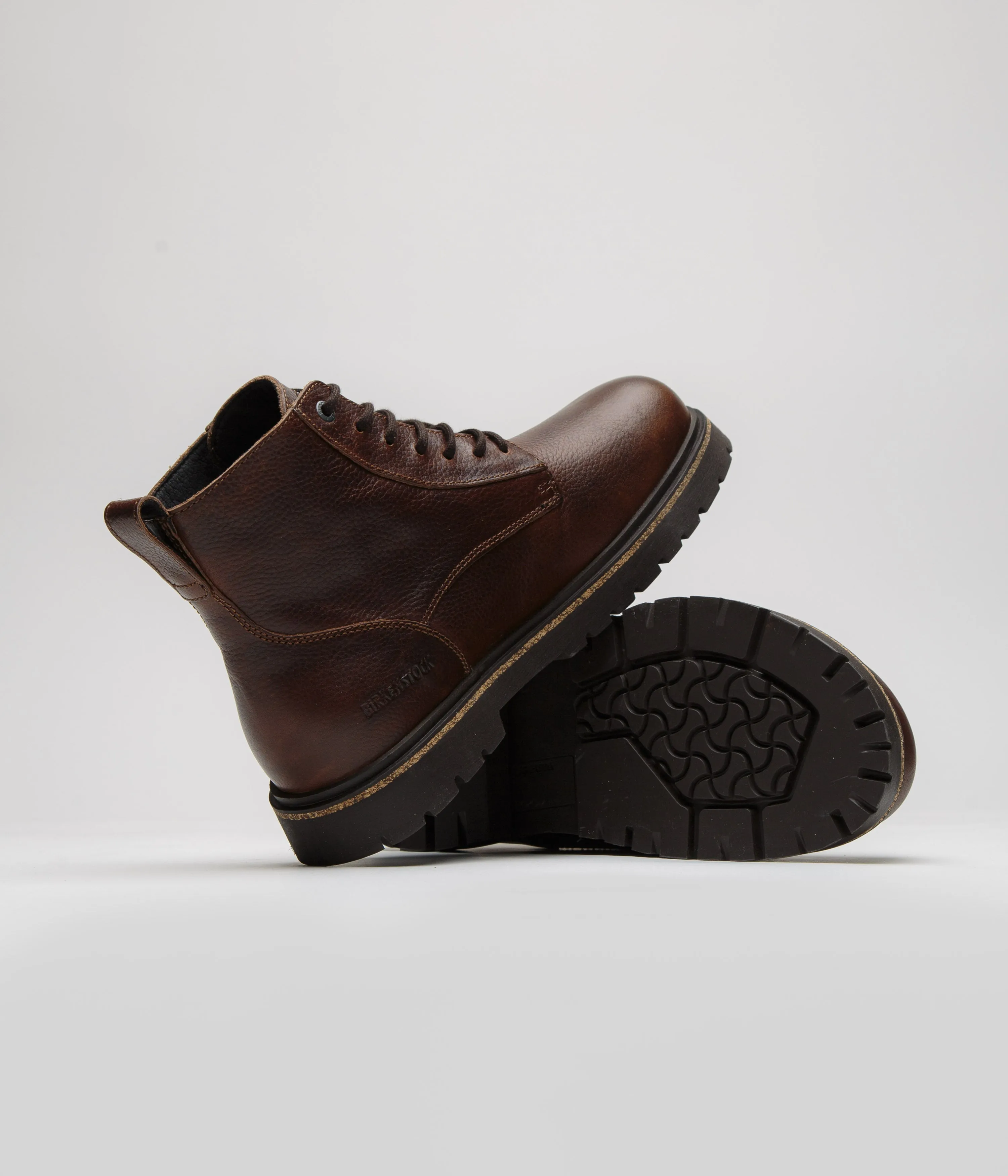 Birkenstock Highwood Lace Mid Shoes - Chocolate Birkenstock Shoes