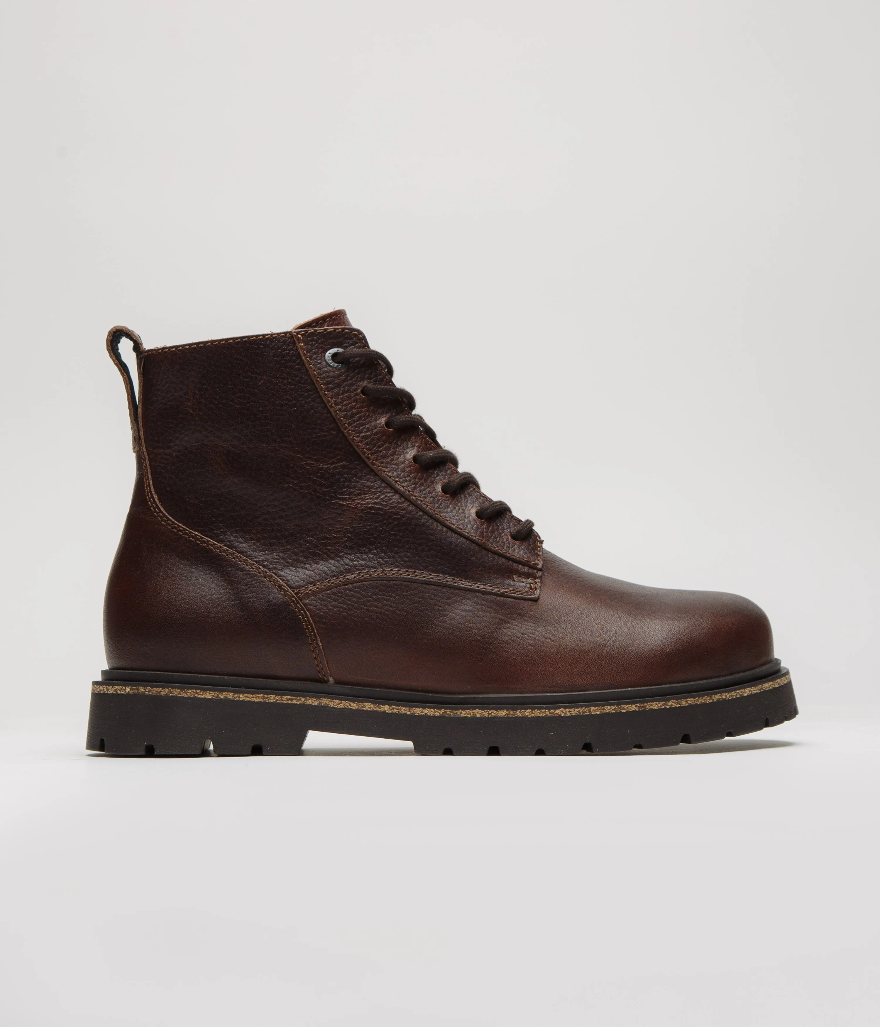 Birkenstock Highwood Lace Mid Shoes - Chocolate Birkenstock Shoes