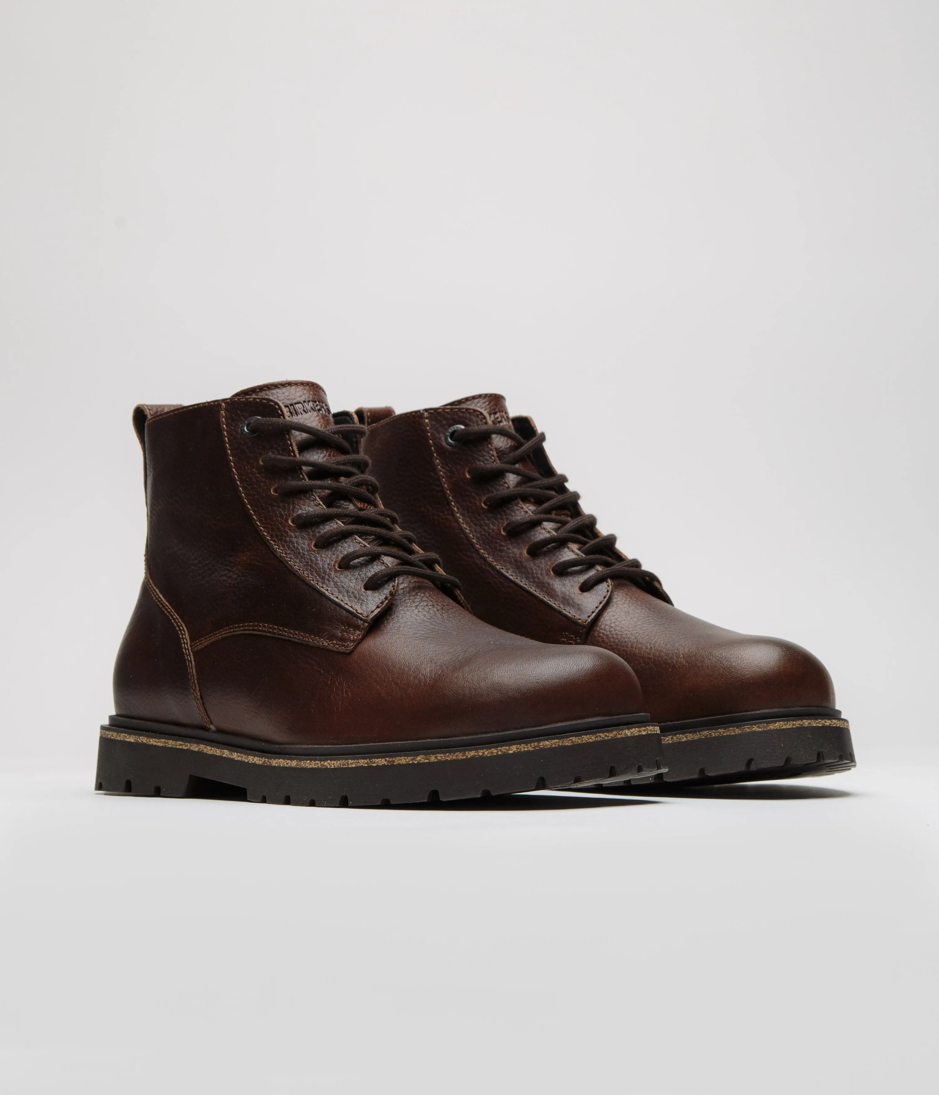 Birkenstock Highwood Lace Mid Shoes - Chocolate Birkenstock Shoes