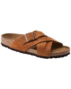 Birkenstock Lugano Narrow Soft Footbed Suede Sandal