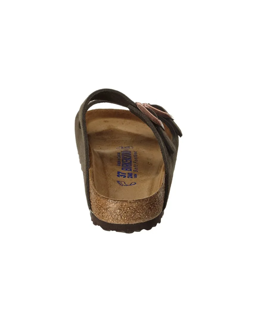 Birkenstock Men's Arizona Soft Footbed Suede Leather Sandal