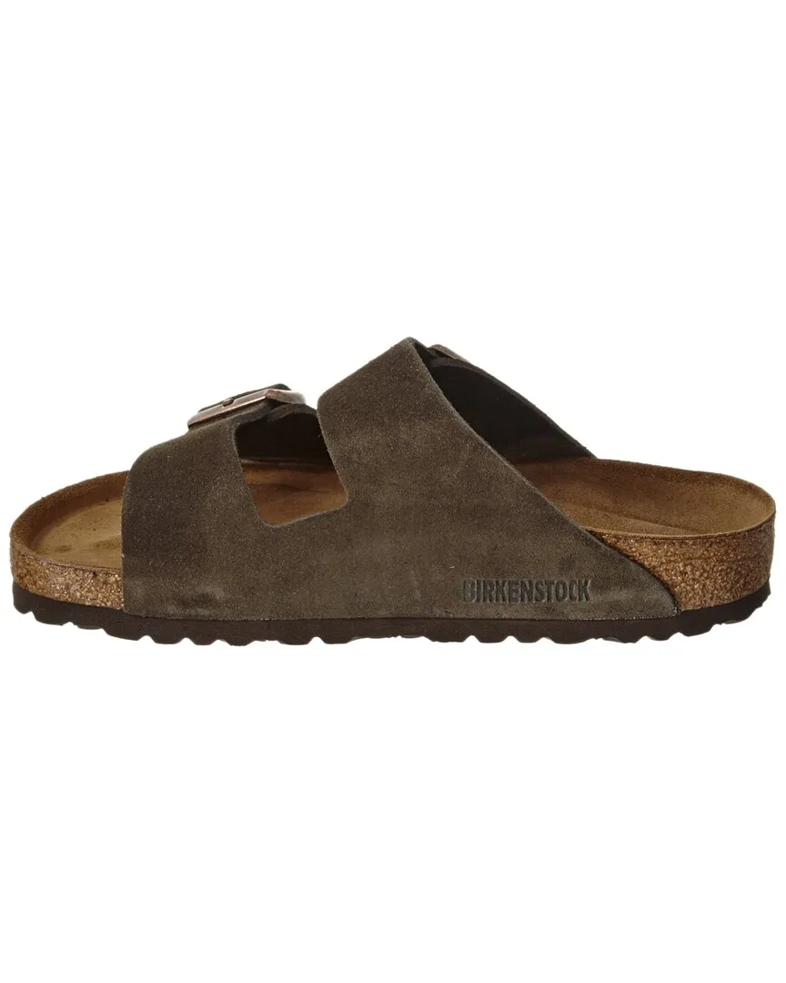Birkenstock Men's Arizona Soft Footbed Suede Leather Sandal