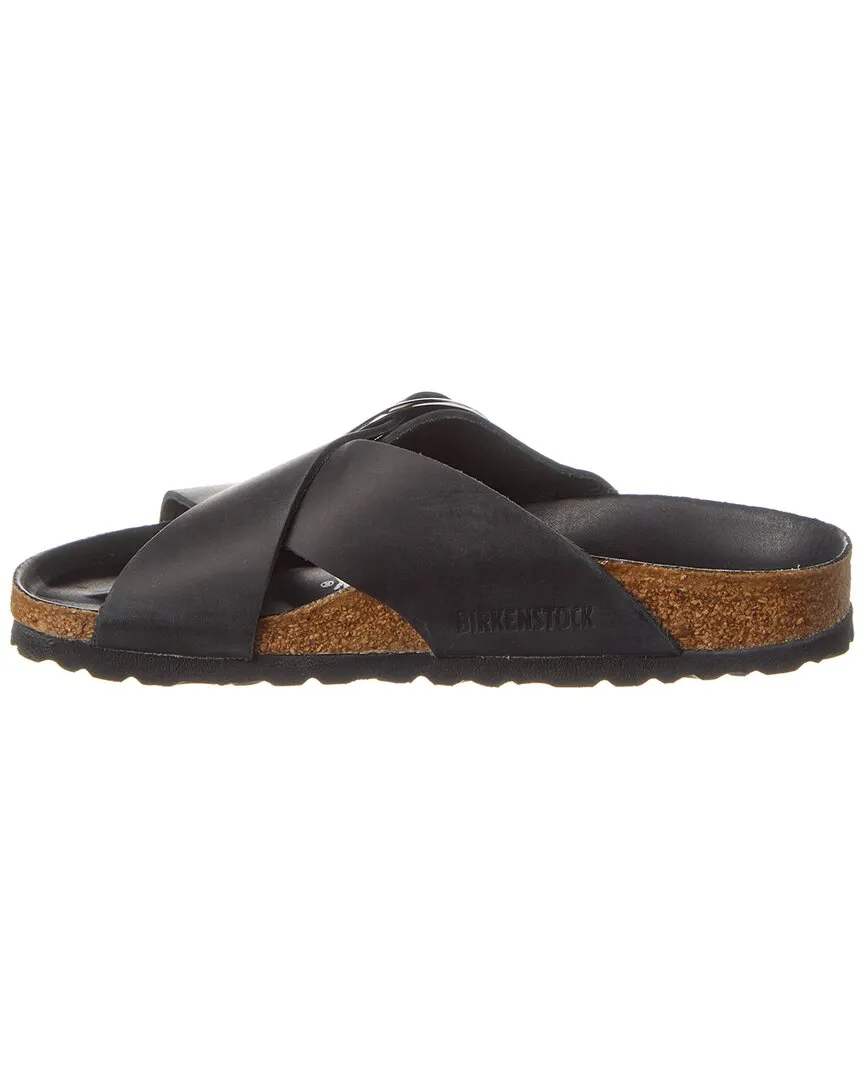 Birkenstock Siena Big Buckle Narrow Fit Leather Sandal