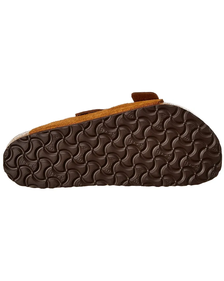 Birkenstock Women's Arizona Soft Footbed Suede Leather Sandal