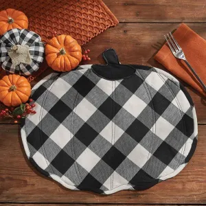 Black & Cream Check Pumpkin Placemat Set blender, kitchen appliance