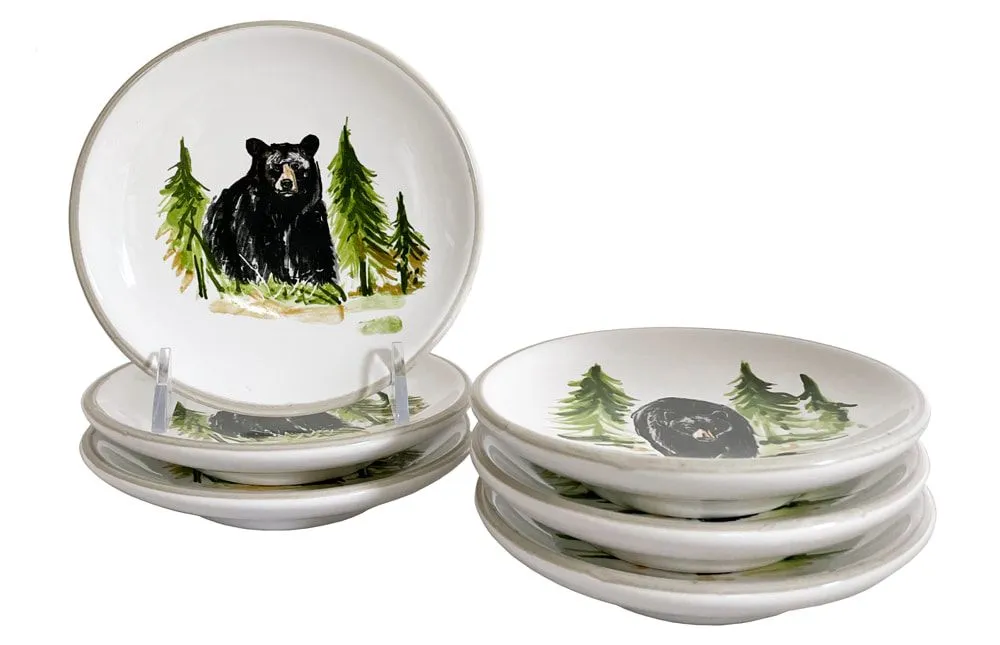 Black Bear Canap Plate Set toilet seat cover, slow close seat