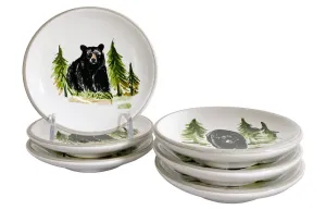 Black Bear Canap Plate Set toilet seat cover, slow close seat