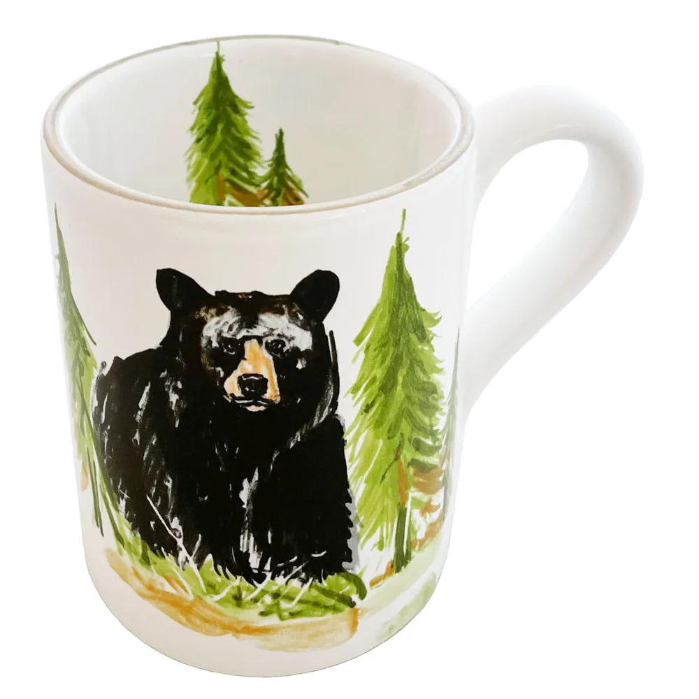 Black Bear Mugs toilet seat cover, slow close seat