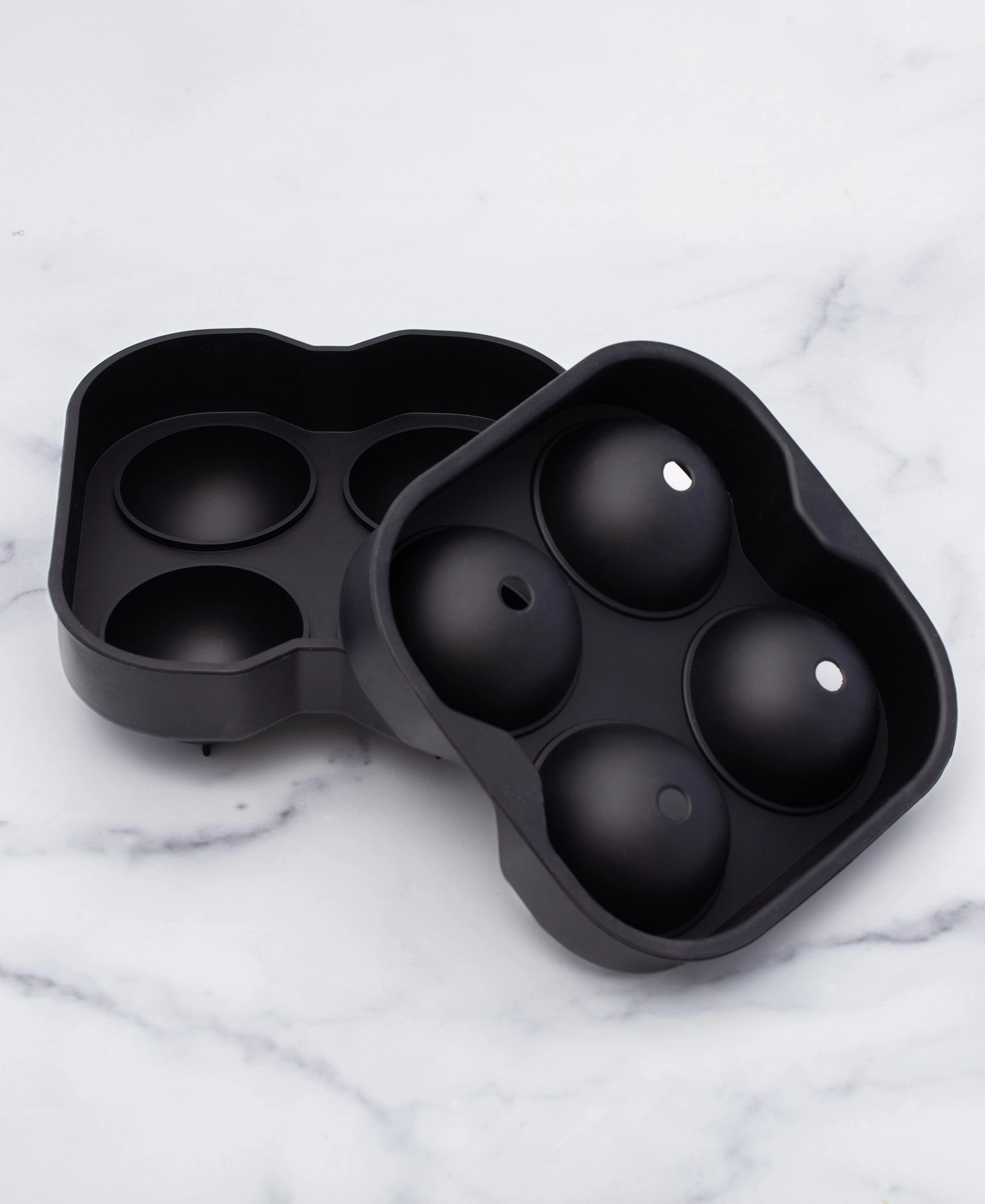 Black Round Silicone XL Ice Mold