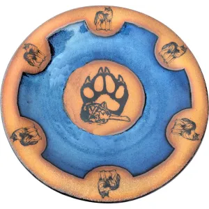 Blue Wolf Pottery Serving Plate toilet seat cover, slow close seat