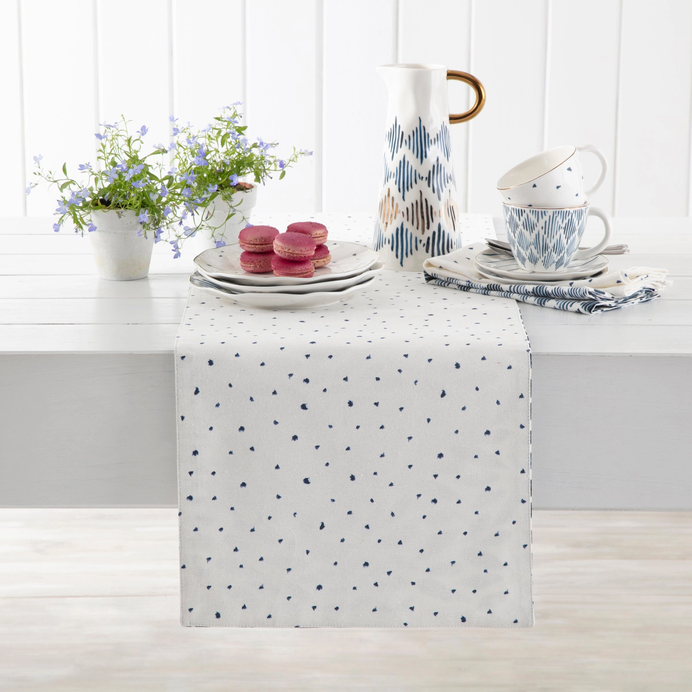 Blue Bay Reversible Table Runner