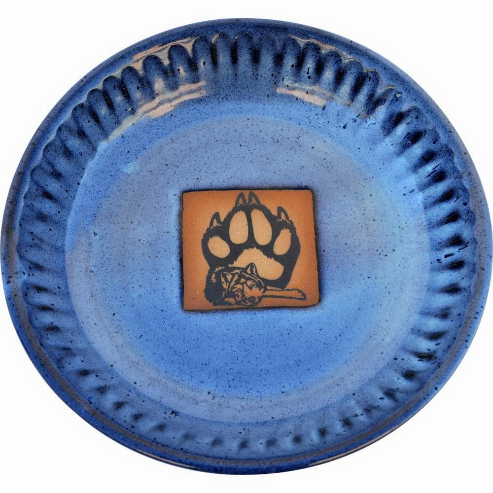 Blue Wolf Ceramic Fluted Pie Pan baking dish, nonstick cookware
