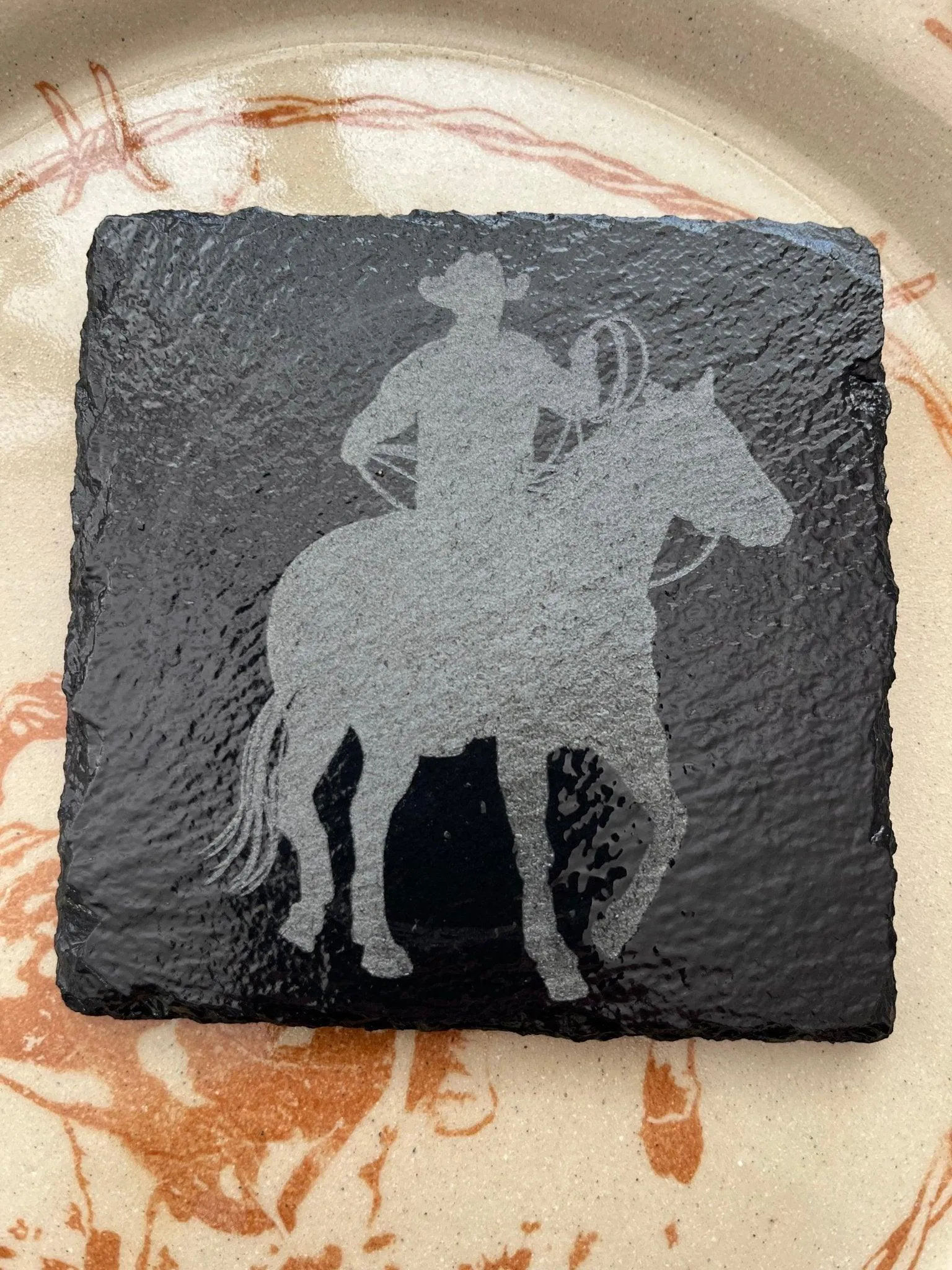 BMB Western Slate Coasters - 4-pc