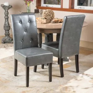 Bonded Leather Dining Chair - NH915412 dining table set, 6-piece dining set
