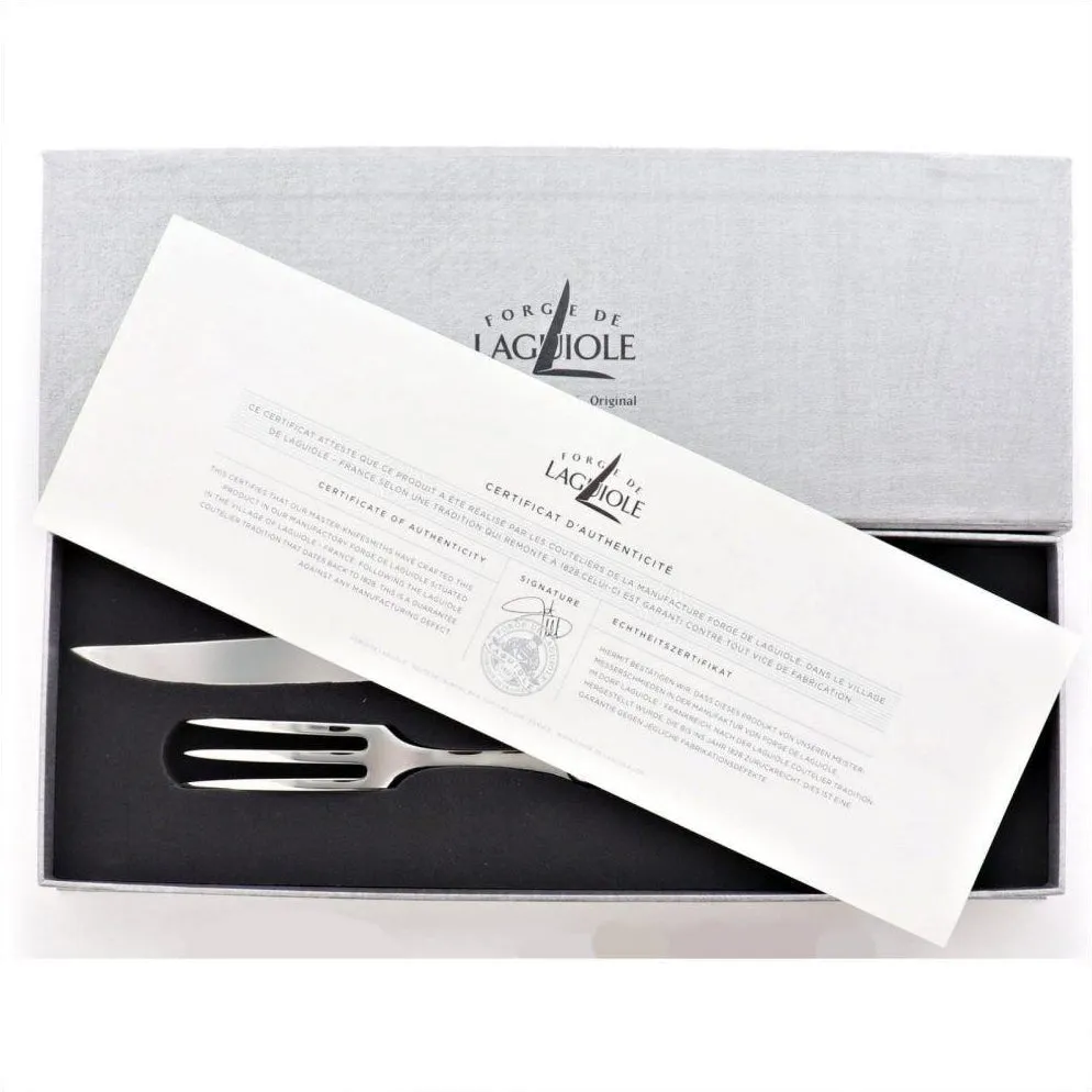 Bone Handle Carving Set - Shiny Finish