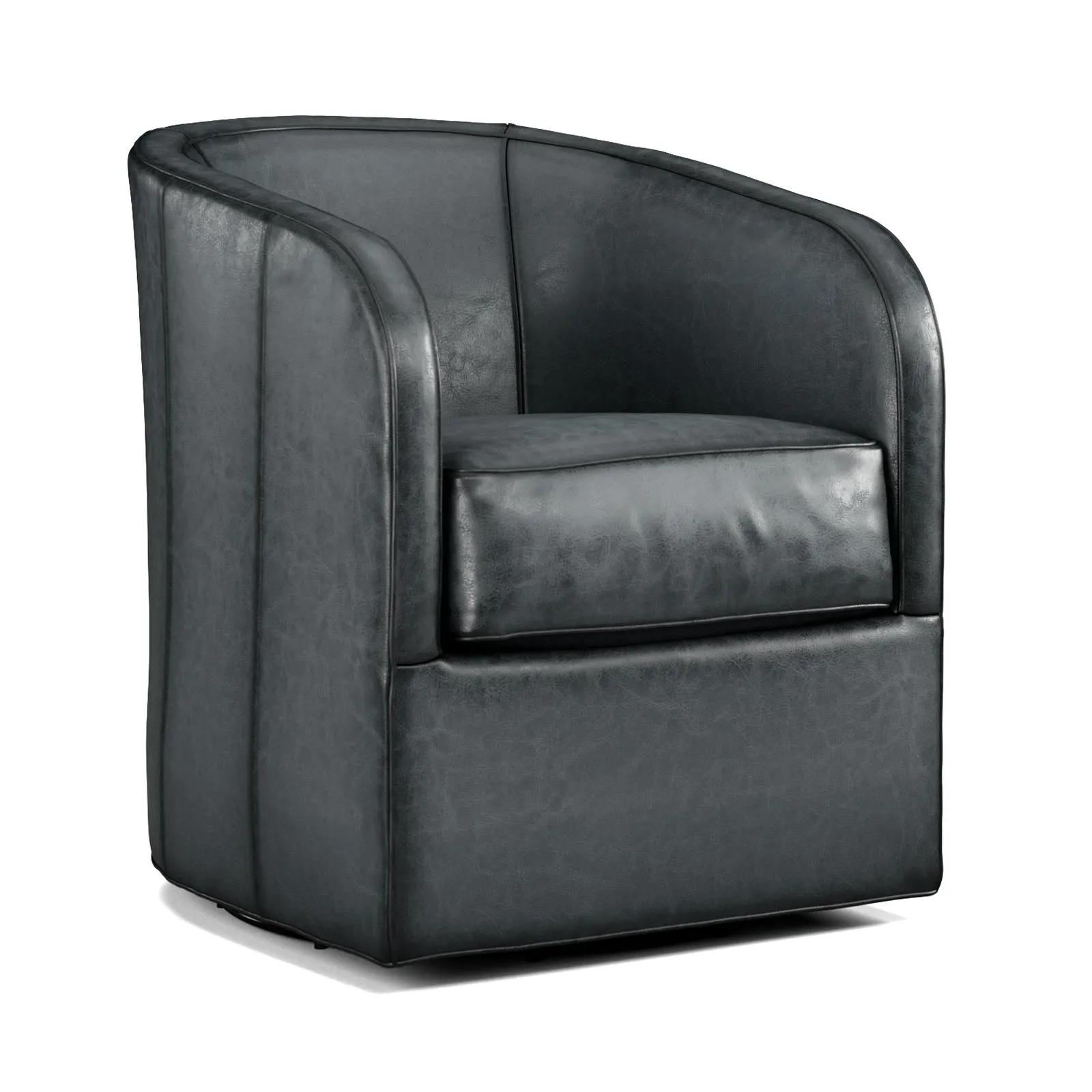 Boone Leather Swivel Chairs
