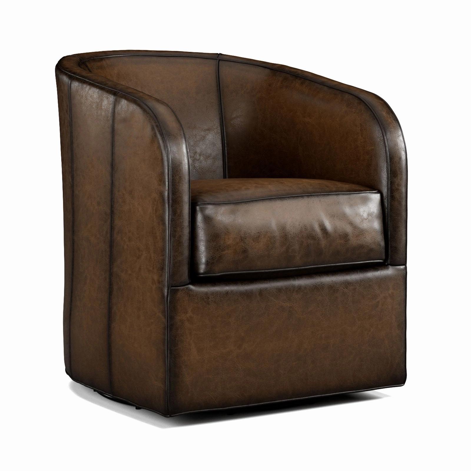 Boone Leather Swivel Chairs