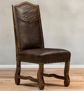 Boot Stitch Western Side Chair glassware set, wine glass