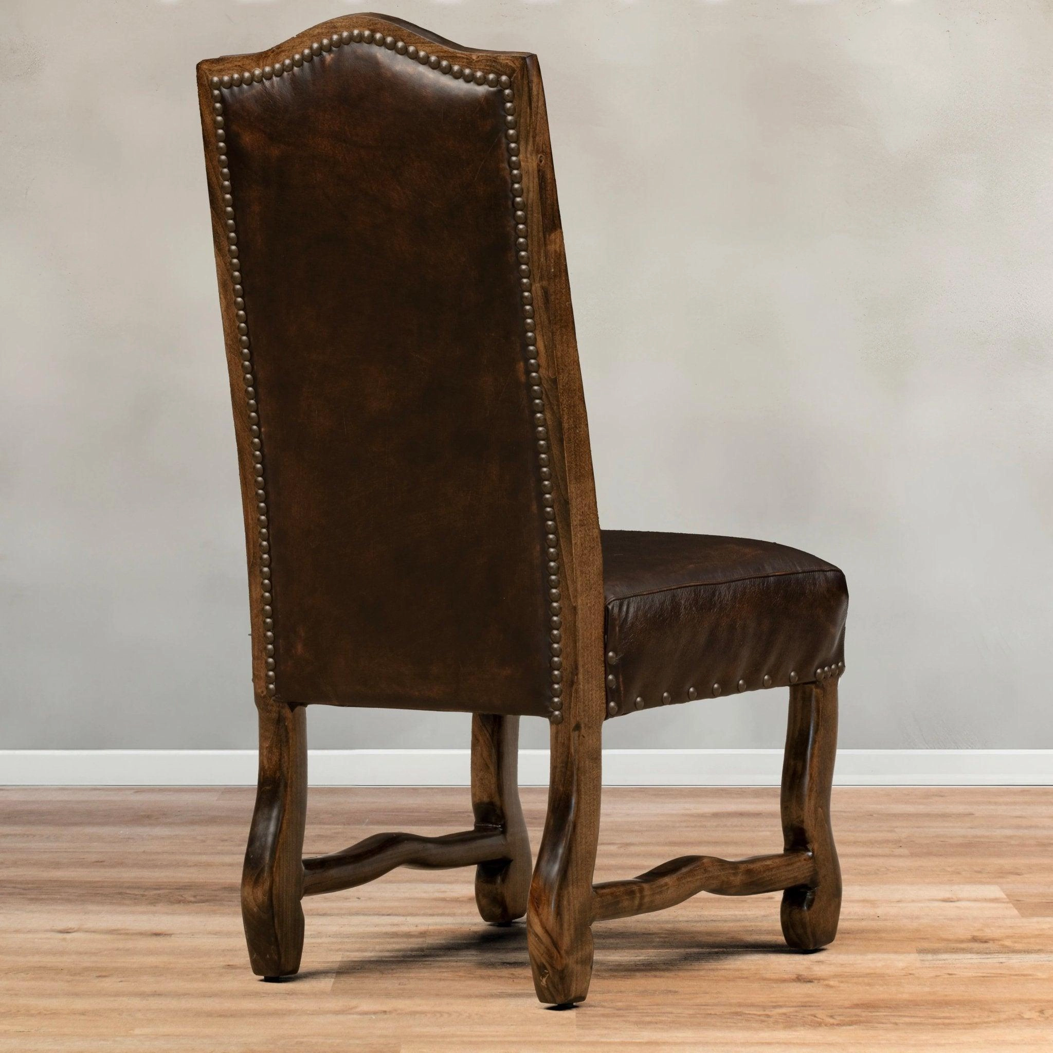 Boot Stitch Western Side Chair