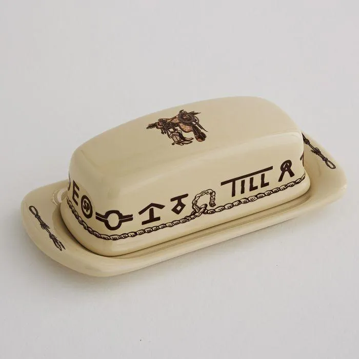 Boots & Saddle Western Butter  Dish toilet seat cover, slow close seat