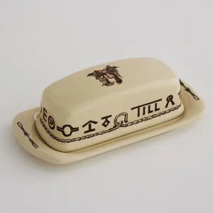 Boots & Saddle Western Butter  Dish toilet seat cover, slow close seat