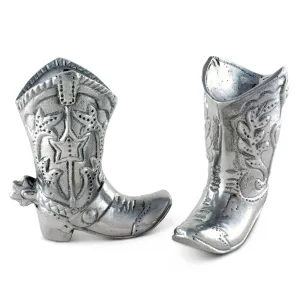 Boots & Spurs Salt and Pepper Shakers shower curtain, waterproof liner