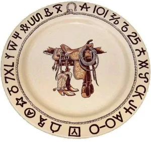 Boots and Brands Western Dinner Plates toilet seat cover, slow close seat