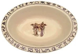 Boots and Brands Western Oval Serving Bowl toilet seat cover, slow close seat