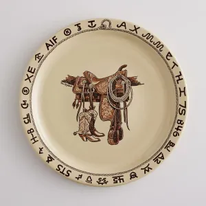 Boots and Brands Western Serving Plate toilet seat cover, slow close seat