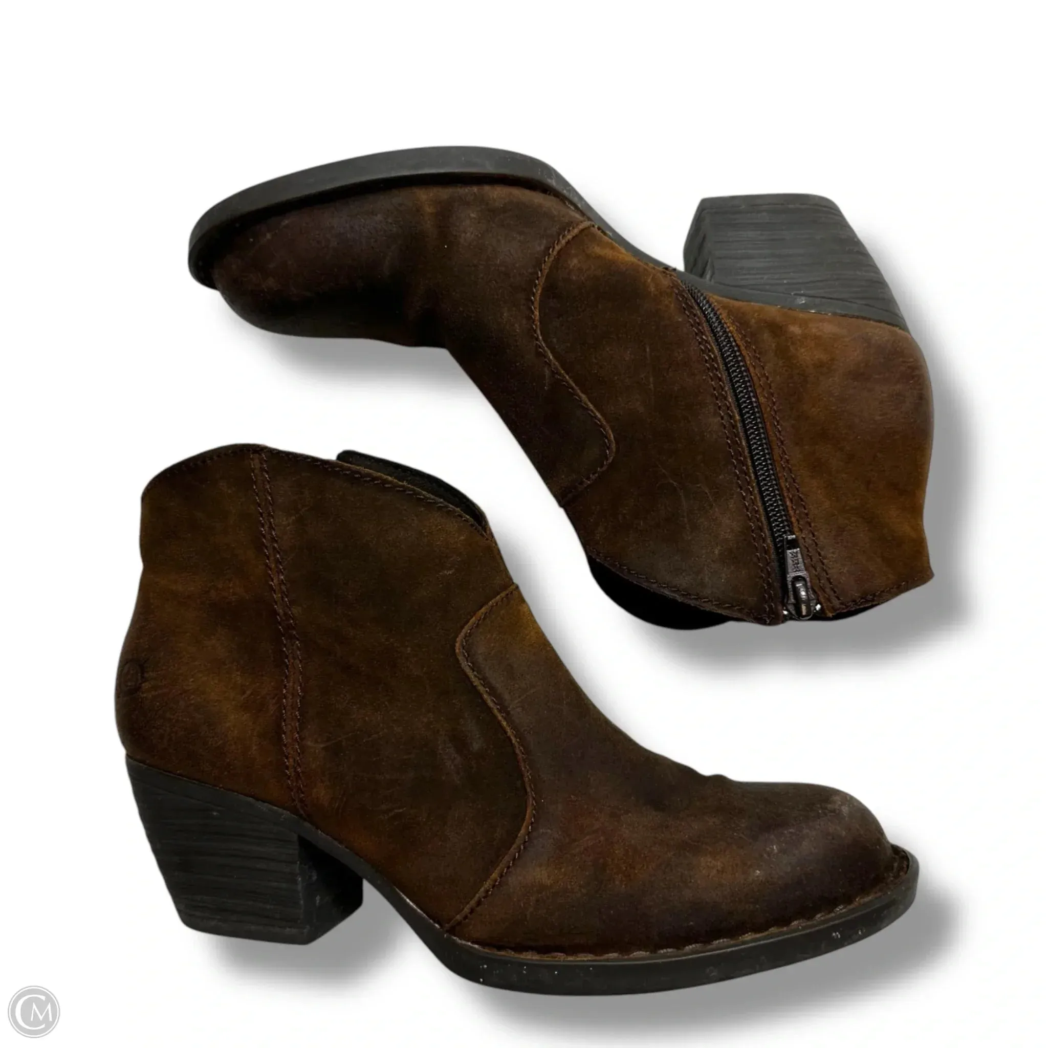 Boots Ankle Flats By Born In Brown, Size: 7.5 born