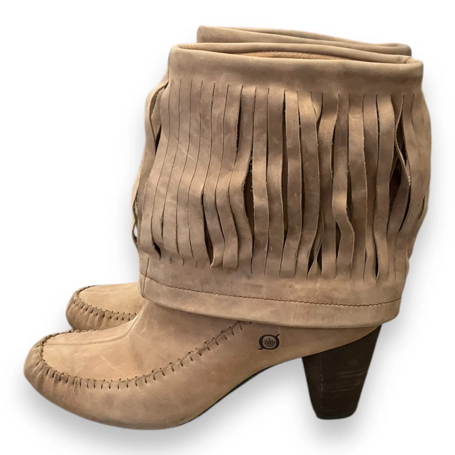 Boots Ankle Heels By Born In Brown, Size: 10 born