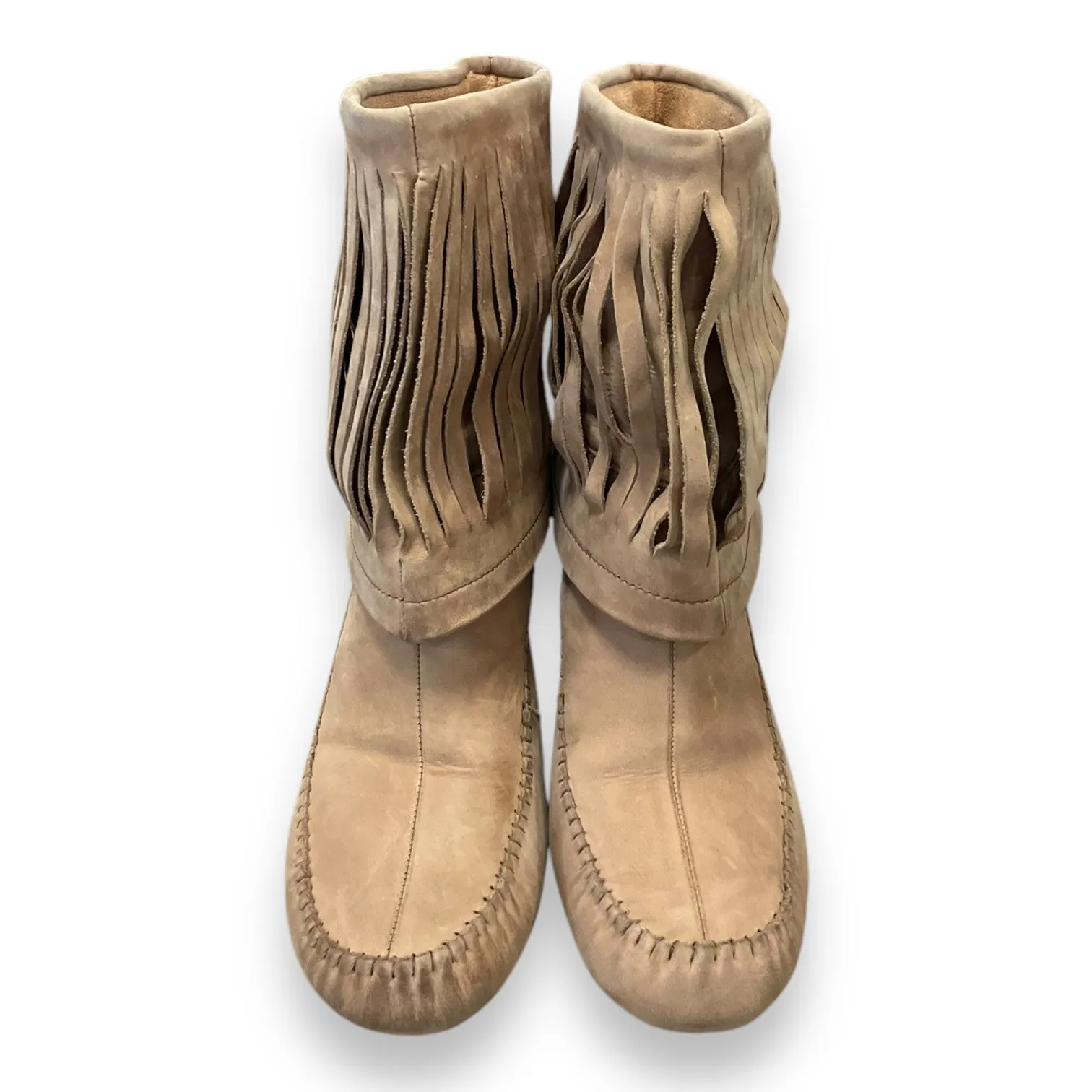 Boots Ankle Heels By Born In Brown, Size: 10 born